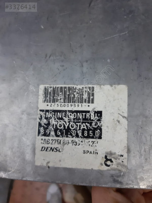 89661-05850 TOYOTA AVENSİS MOTOR BEYNİ