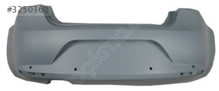 SEAT LEON- 05/09; ARKA TAMPON GRİ (ASTARLI SENSÖR DELİKLİ)ÇE