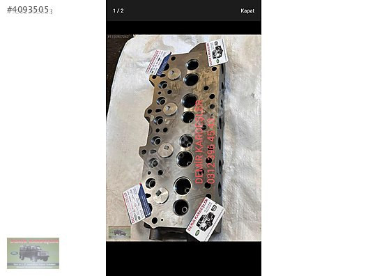 Land Rover 2.5 Dizel Silindir Kapagı