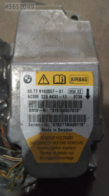 65.77 9160557-01 BMW E60 E61 İÇİN AİRBAG BEYNİ