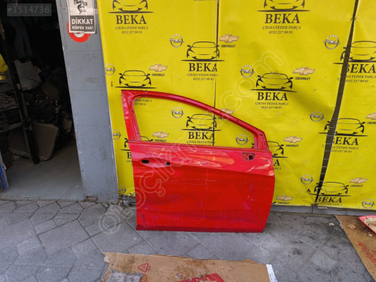 OPEL ASTRA K SAĞ ÖN KAPI KIRMIZI ÇIKMA ORJİNAL YEDEK PARÇA
