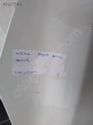 MERCEDES W246 KAPUT ORTASI TAMİRLİ 2462120101