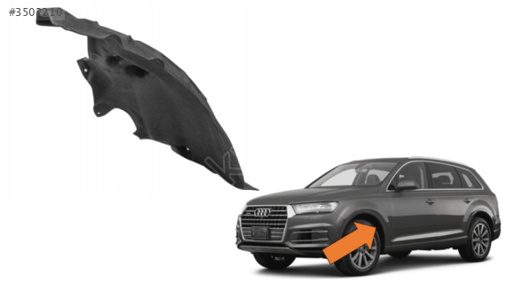 4M0821191G AUDI Q7 2016+ SOL ÖNÜN ARKASI DAVLUMBAZ HALI .