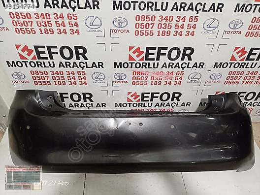 TOYOTA AURİS ARKA TAMPON ÇIKMA ORİJİNAL PARÇA 2007-2010