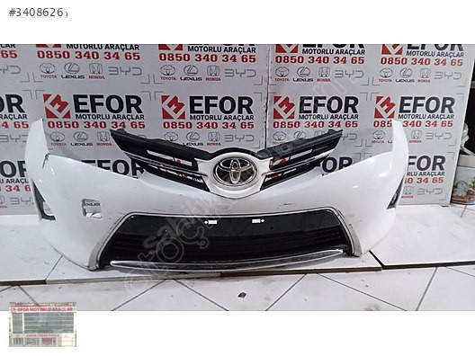 TOYOTA AURİS ÖN TAMPON ÇIKMA ORJİNAL YEDEK PARÇA 13-15