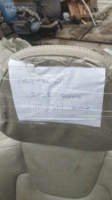 2022 VE SONRASI VOLVO XC60 ÖN SOL KOLTUK ÇIKMA ORJİNAL