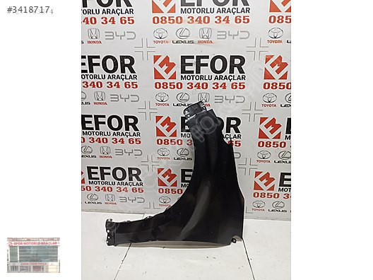 TOYOTA YARİS SOL ÖN ÇAMURLUK ÇIKMA ORJİNAL YEDEK PARÇA