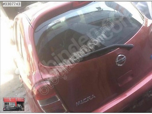 Nissan Micra K13-2011-2018 Arka Bagaj Çıkma Yedek Parça