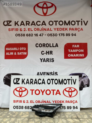 2024-2025 TOYOTA C-HR ÇIKMA ORJİNAL SOL ÖN FAR