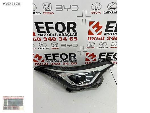 TOYOTA CHR SAĞ FAR ADAPTİF FULL LED ÇIKMA ORJİNAL YEDEK PARÇA