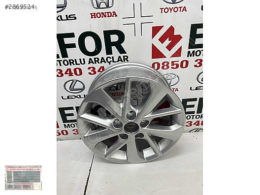 TOYOTA COROLLA JANT ORJİNAL YEDEK PARÇA 13-18 ADVANCE JANTI