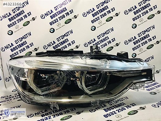 BMW 3 SERİSİ F30 LCİ LEDLİ SAĞ FAR ORİJİNAL ÇIKMA 63117419634