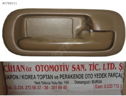HONDA CIVIC İÇ KAPI KOLU SAĞ-SOL KAHVERENGİ 2001-2006 72120-S5A-0