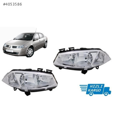 MEGANE II SAĞ VE SOL FAR ELEKTİRİKLİ 2002-2005