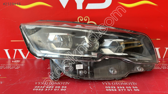 2014-2017 PEUGEOT 508 LEDLİ MERCEKLİ SAĞ ÖN FAR ÇIKMAORJİNAL