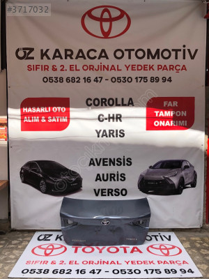 2019-2025 TOYOTA COROLLA ÇIKMA ORJİNAL BAGAJ KAPAĞI