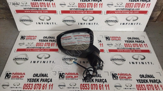 NİSSAN QASHQAİ SOL DİKİZ AYNASI KOMPLE SIFIR PARÇA J12 2022-