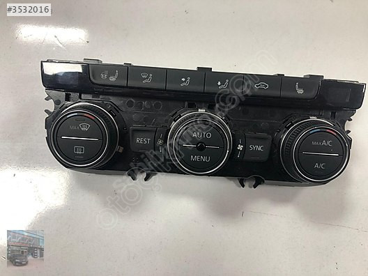 5G1907044AF GOLF 7 KLİMA KONTROL PANELİ SIFIR ORJINAL