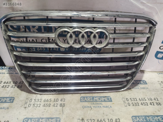 ÇIKMA AUDİ A8 ÖN TAMPON ÖN PANJUR NİKELAJLARI 2011-2014