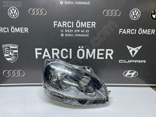 VOLKSWAGEN GOLF 5 - JETTA 5  2005-11 SAĞ ÖN FAR SIFIR İÇİ SİYAH