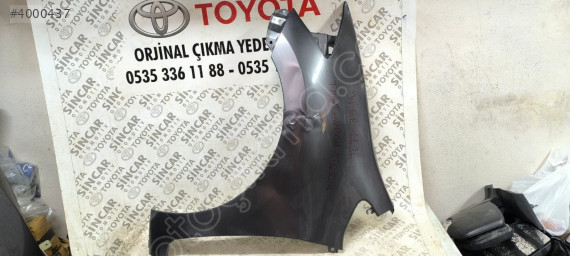 TOYOTA AURİS 2010 2012 SOL ÖN ÇAMURLUK ÇIKMA ORJİNAL
