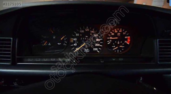 MERCEDES 190 W201 KM KİLOMETRE GÖSTERGE SAATİ PANELİ ABS CAM