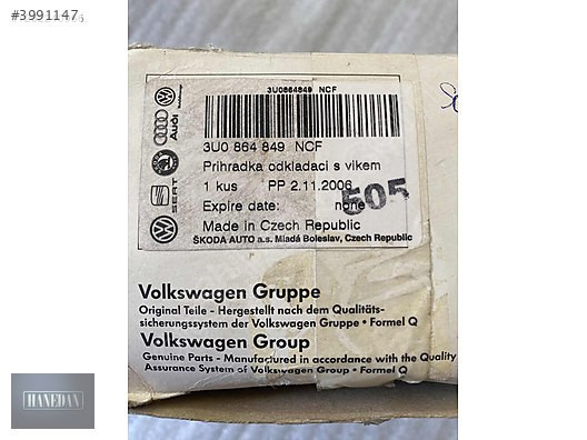 SKODA SUPERB KÜLLÜK (2002-2008) 3U0864849