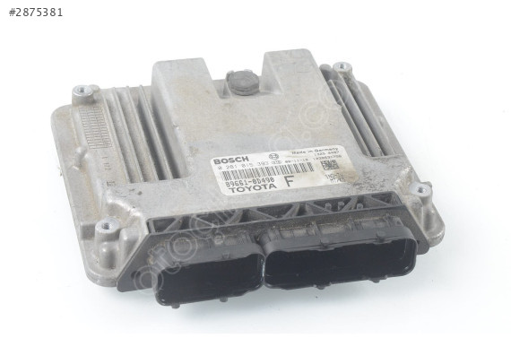 Toyota Yaris Motor Beyni 89661-0D490 0281015393 Orijinal Çıkma