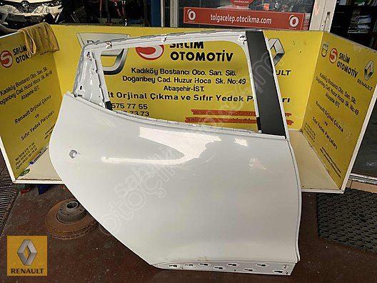 RENAULT CLIO 4 ÇIKMA ORJINAL SAĞ ARKA KAPI VE DİĞER PARÇALARI