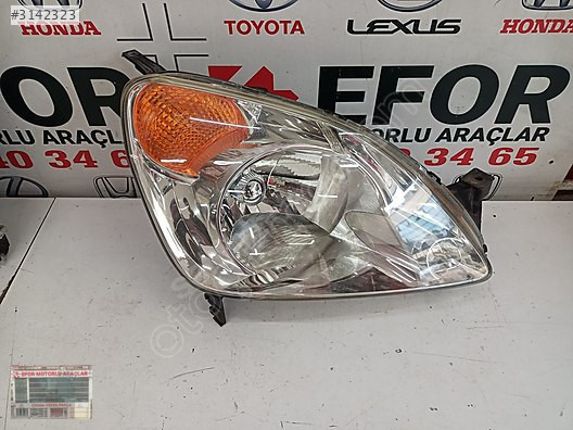 HONDA CRV SAĞ FAR ÇIKMA ORİJİNAL PARÇA 2002-2004