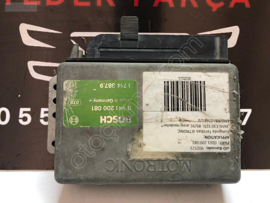 BMW E30 E34 M20B25 MOTOR BEYNİ 02612000811714387.9