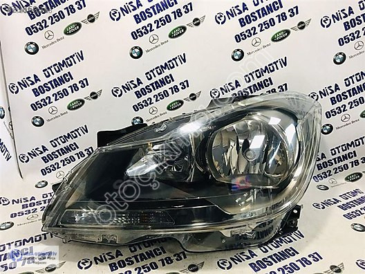 W204 C180 Makyajlı Halojen Sol Ön Far - Mercedes C Serisi A204