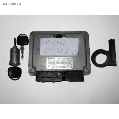 0281010267 24417167 Opel Astra G Motor Beyni Komple Seti