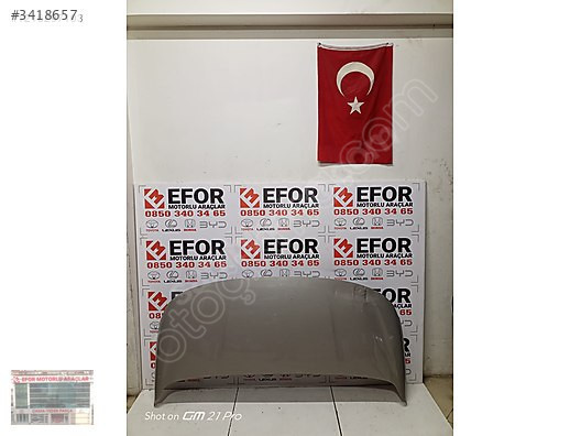 TOYOTA PROACECITY MOTOR KAPUTU ÇIKMA ORJİNAL YEDEK PARÇA