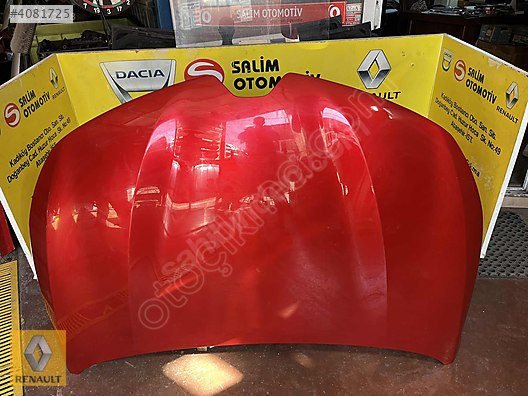 RENAULT CLIO 5 KIRMIZI ÇIKMA ORJİNAL MOTOR KAPUTU VE DİĞER PARÇA