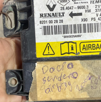 Daica sandero airbag byni