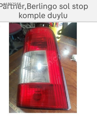 Partner Berlingo sol stop duylu