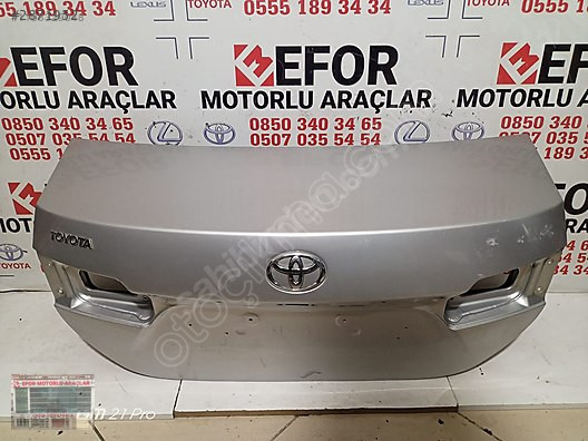 TOYOTA COROLLA BAGAJ KAPAĞI ÇIKMA ORJİNAL PARÇA 2013-2018