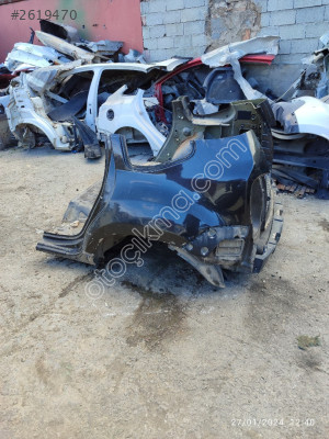 Dacia duster sag sol arka çamurluk dolu boş 2014