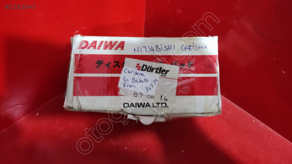 MİTSUBİSHİ CARİSMA ÖN FREN BALATA 97- 2000