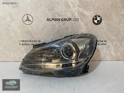 MERCEDES C SERİSİ W204 MAKYAJLI SOL FAR ORJİNAL