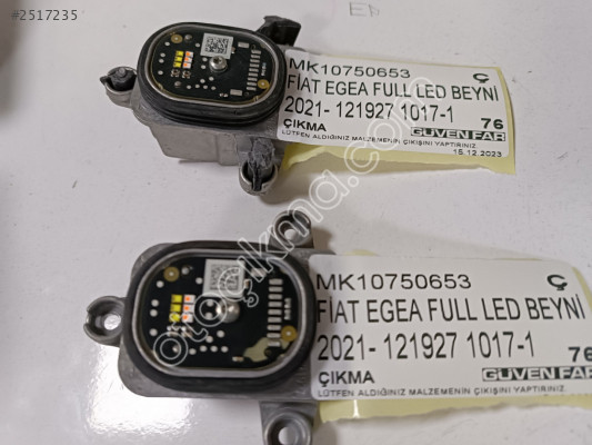 FİAT EGEA FULL LED BEYNİ 2021 121927 1017-1 MK10750653 Ç