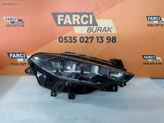 FİAT EGEA LEDLİ MERCEKLİ XENON SAĞ FAR SİYAH KAŞ HATASIZ 52109115