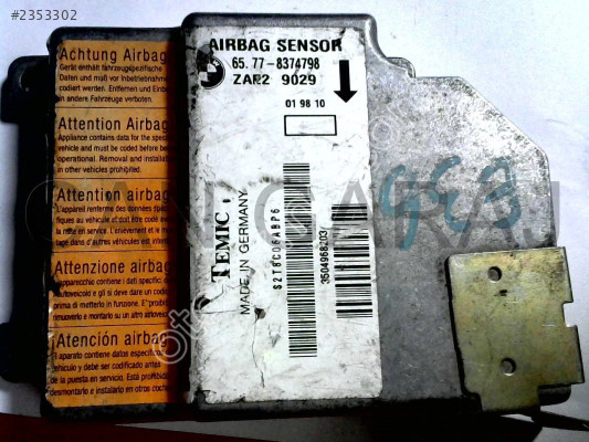 BMW E36 M3 Airbag Modülü 65778374798