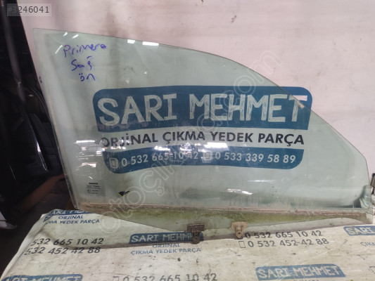 ÇIKMA NİSSAN PRİMERA SAĞ ÖN KAPI CAMI