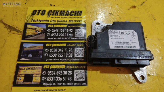 Renault Kadjar 985100781R Modeli için Airbag Beyni