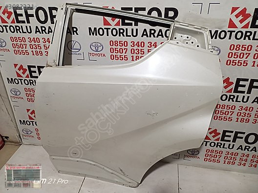 TOYOTA C-HR SOL ARKA KAPI ÇIKMA ORJİNAL PARÇA 2016-2022