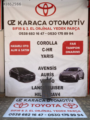 2020-2025 TOYOTA HİLUX ÇIKMA ORJİNAL INTERCOOLER RADYATÖRÜ