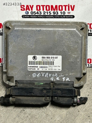 06A906019BT SKODA OCTAVİA GOLF BORA LEON 1.6 AKL MOTOR BEYNİ