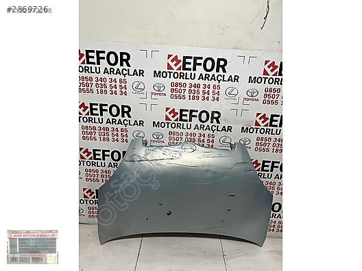 TOYOTA YARİS MOTOR KAPUTU ÇIKMA ORJİNAL YEDEK PARÇA 02-07